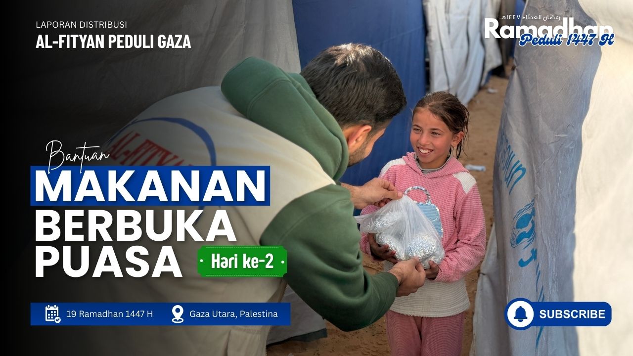 Haru! Laporan Langsung Penyaluran Buka Puasa dari Gaza Utara (19 Ramadhan 1447 H) 🇵🇸