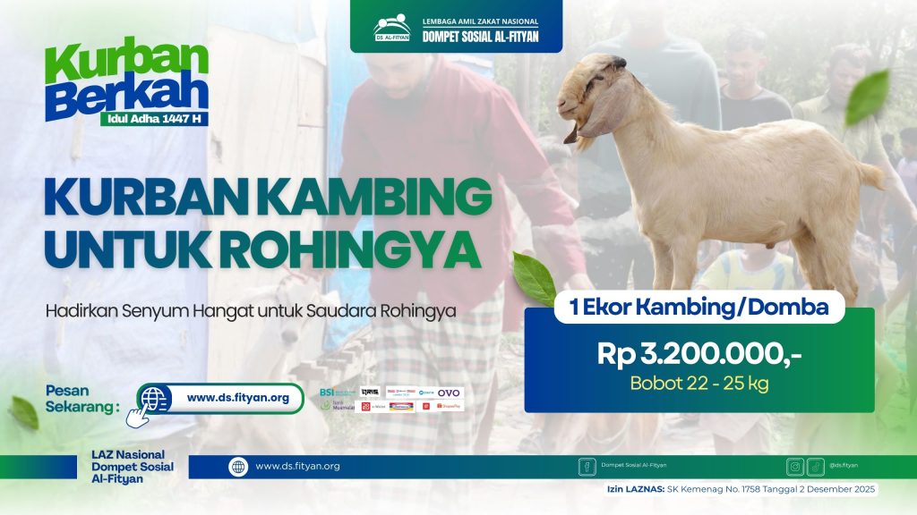 Kurban Kambing untuk Rohingya